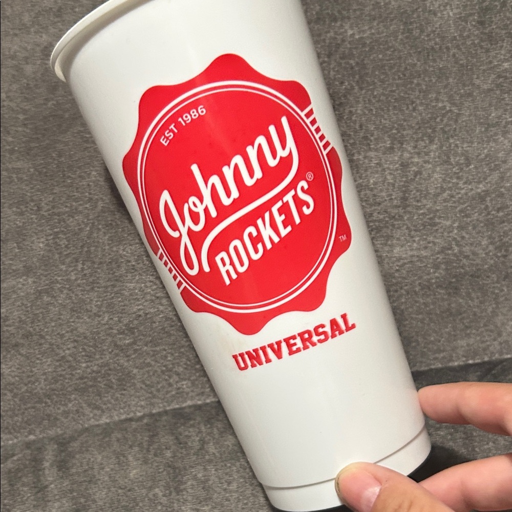 Johnny Rockets White & Red Branded Tumbler - Universal